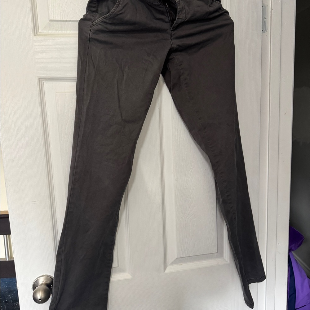 Garage Women's Dark Gray Straight Leg Jeans